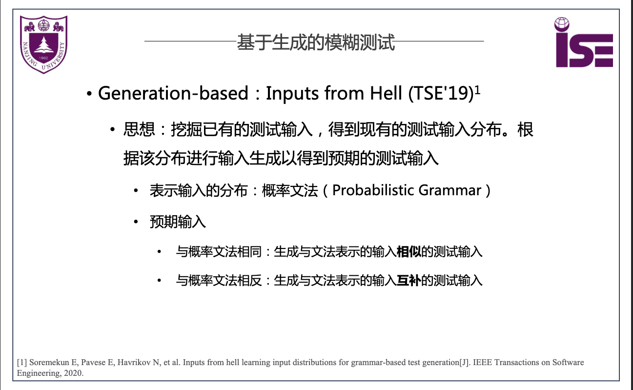 Generation-based: Inputs from Hell